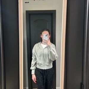 Gray Women's Hoodie Jacket